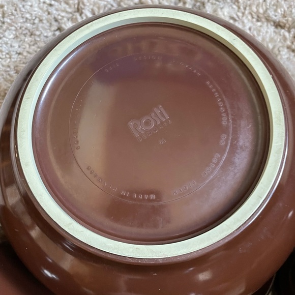 SOLD Vintage Melamine Rosti Denmark Mixing Bowl Set - Picture 7 of 12